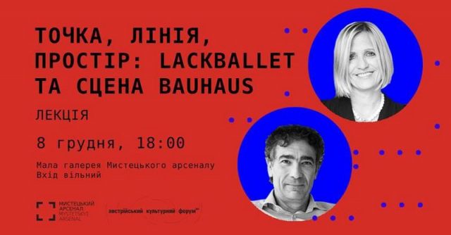 Лекція «Точка, лінія, простір: Lackballet та сцена Bauhaus»